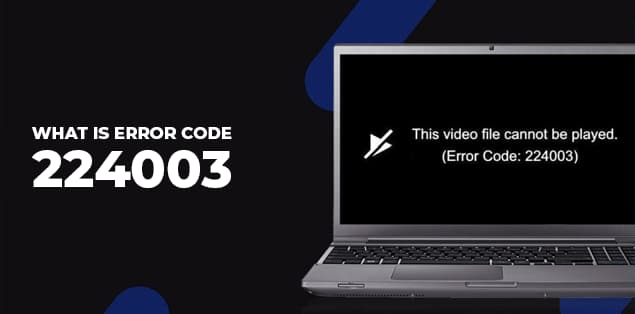 What is error code 224003