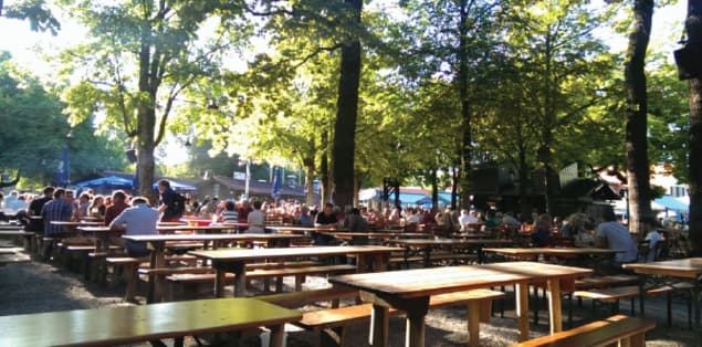 Largest Beer Garden - Hirschgarten in Munich