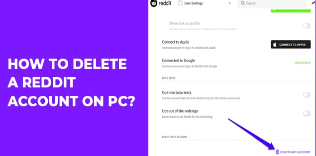 How to Delete a Reddit Account on PC?
