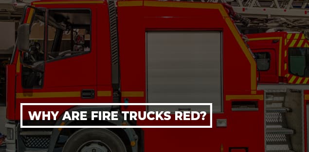 why are fire trucks red