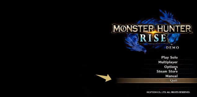 How Do You Exit Monster Hunter Rise?