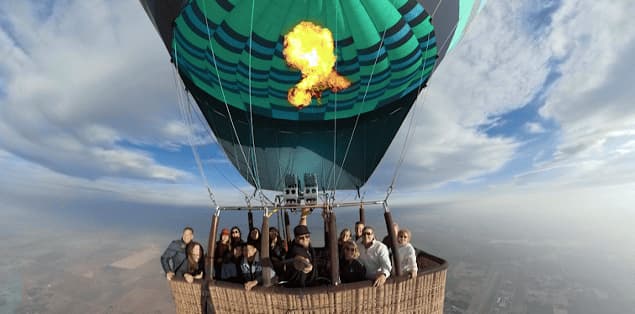 Do You Sit or Stand in a Hot Air Balloon?