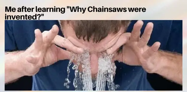 Why Were Chainsaws Invented Meme?