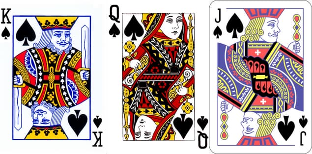 How Many Spades Face Cards Are in a Deck?