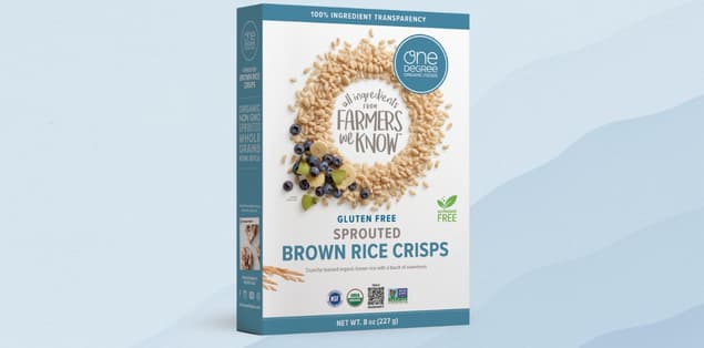 Gluten-free Rice Crisp Cereal from One Degree Organic Foods
