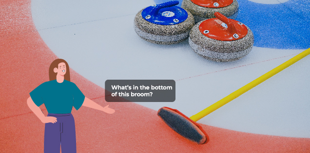 What Is on the Bottom of a Curling Broom?